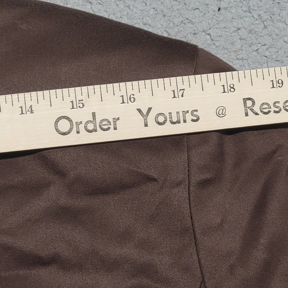 St John Jacket Womens Small Brown Sport Structured Gold Button Military‎ Pockets - Picture 13 of 16